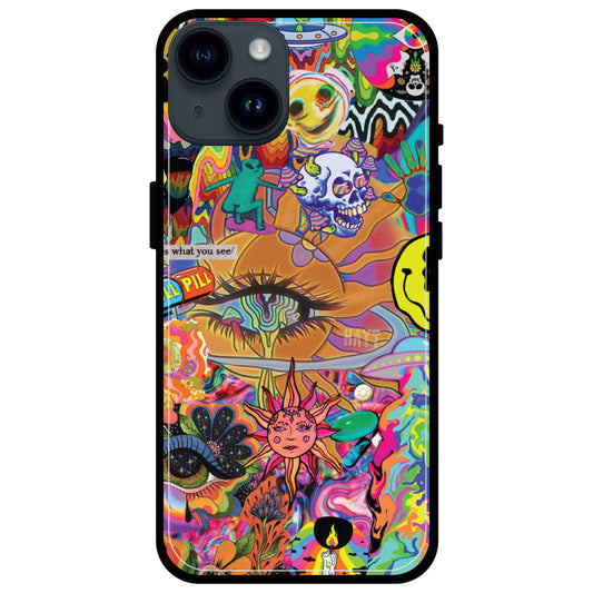 Trippy Collage - Armor Case For Apple iPhone Models 15