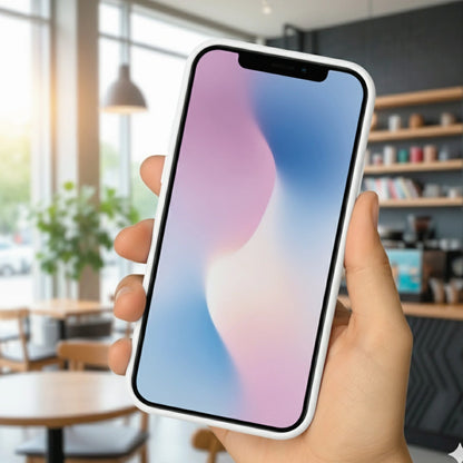 White Liquid Silicone Case For Apple iPhone Models Infographic