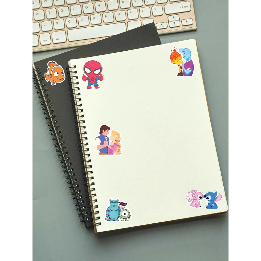 Cartoon Stickers Pack – 42+ Classic Cartoon Stickers Infographic