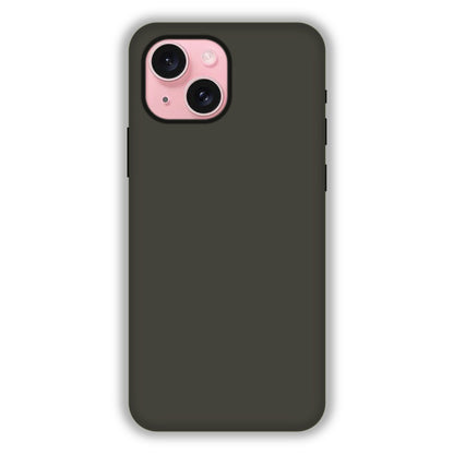 Black Liquid Silicon Case For Apple iPhone Models