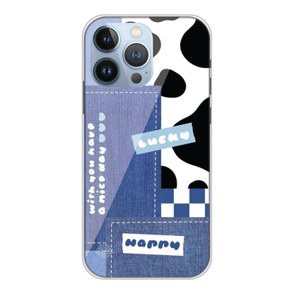 Cow Print Collage - Silicone Case For Apple iPhone Models