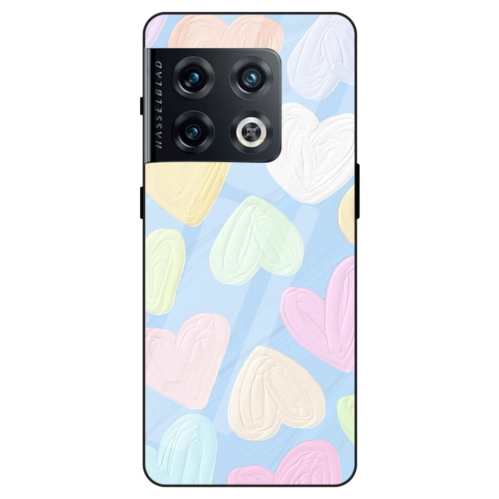 Pastel Hearts - Glass Case For OnePlus Models