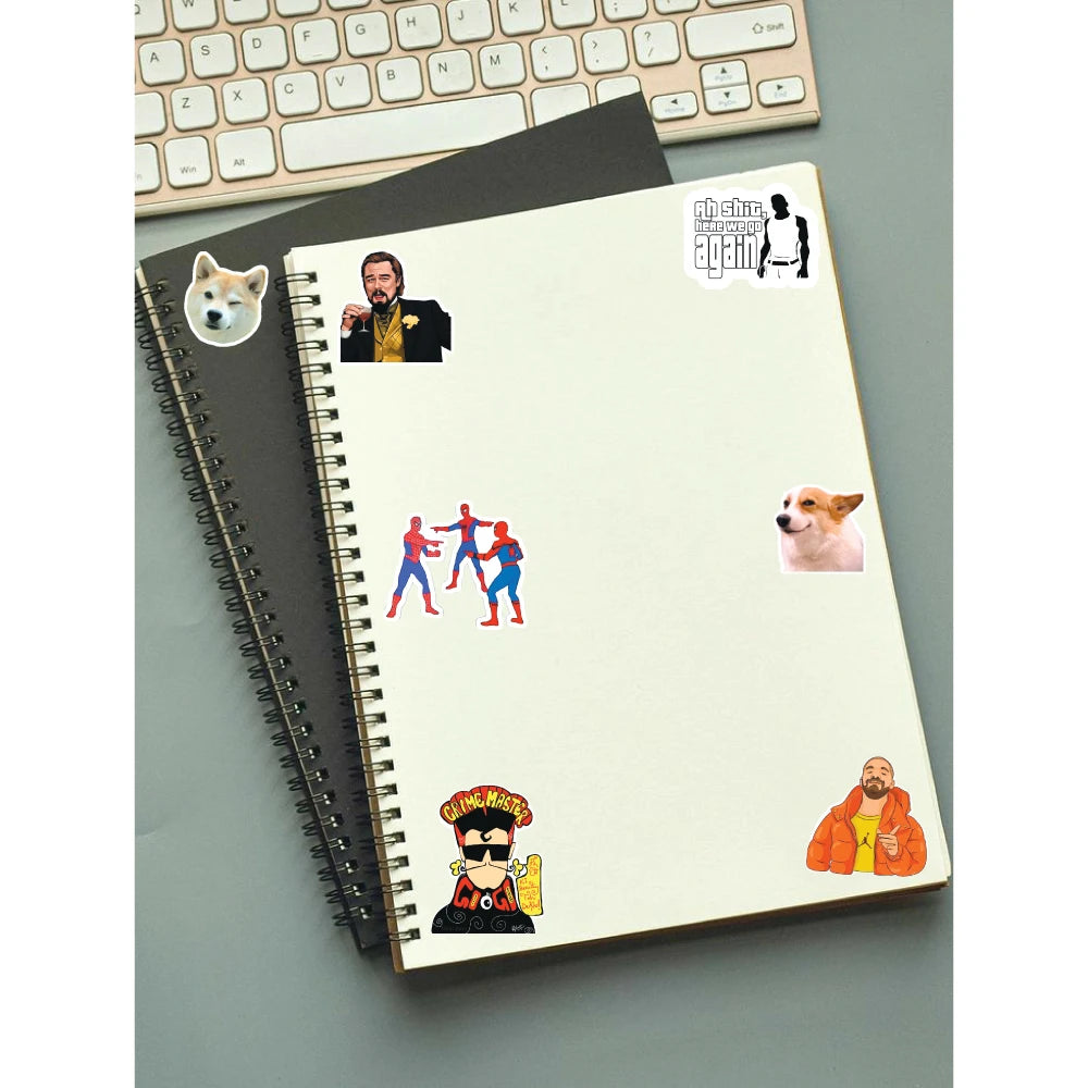 Meme Stickers Pack – 42+ Funny Viral Waterproof Stickers Infographic