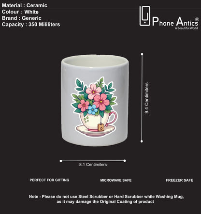 Floral Cup - Mug Infographic