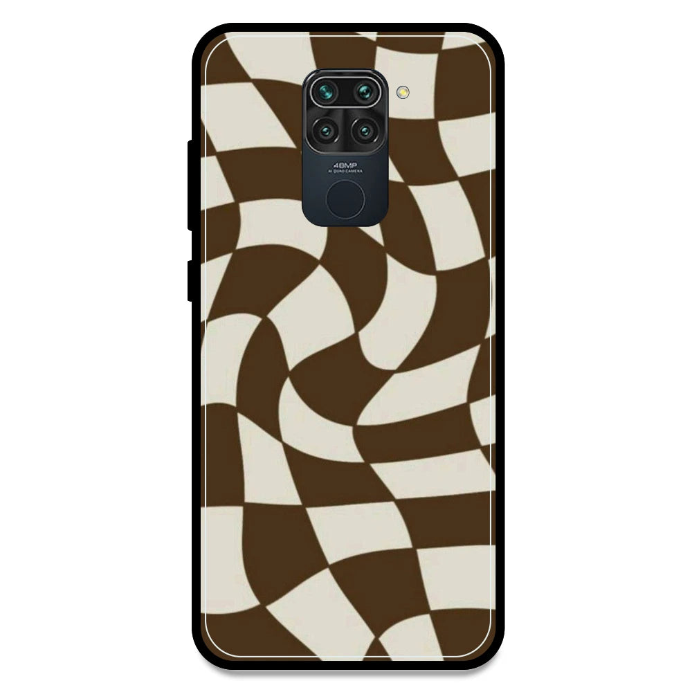 Brown Checks - Armor Case For Redmi Models Redmi Note 9