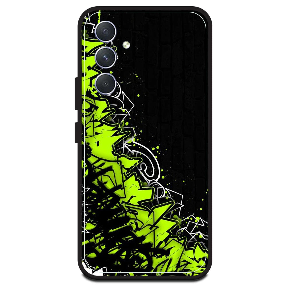 Green Graffiti - Armor Case For Samsung Models Samsung A54 5G