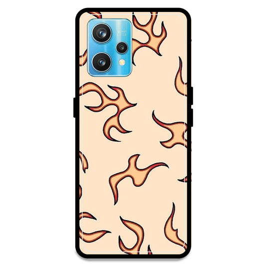 Yellow Flames - Armor Case For Realme Models Realme 9 Pro Plus