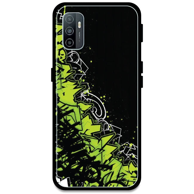 Green Graffiti - Armor Case For Oppo Models Oppo A33