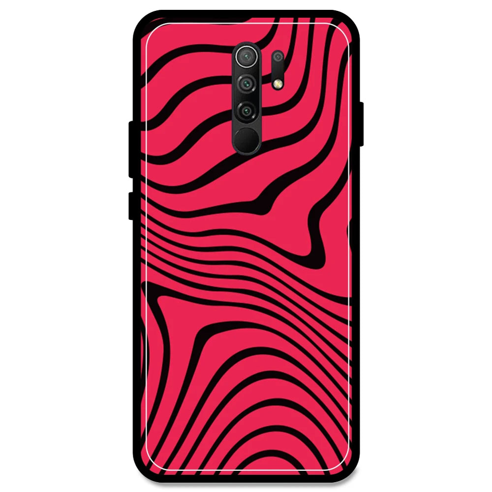 Pink Waves - Armor Case For Redmi Models Redmi Note 9 Prime