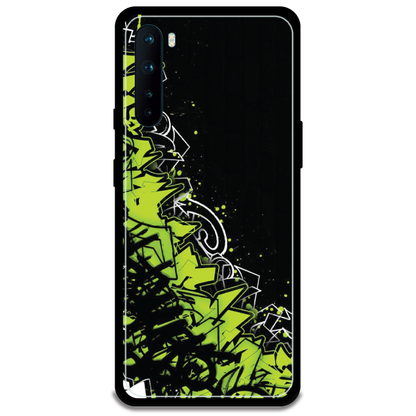 Green Graffiti Armor Case OnePlus Nord