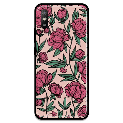 Pink Roses - Armor Case For Redmi Models Redmi Note 9A