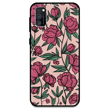 Pink Roses - Armor Case For Samsung Models Samsung M30s