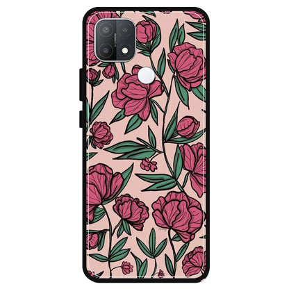 Pink Roses - Armor Case For Oppo Models Oppo A15s