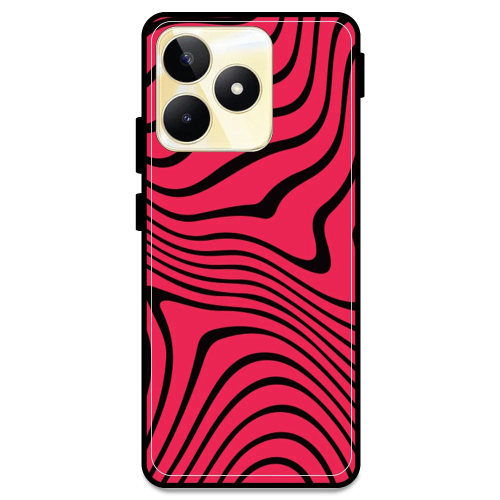 Pink Waves - Armor Case For Realme Models Realme Narzo N53