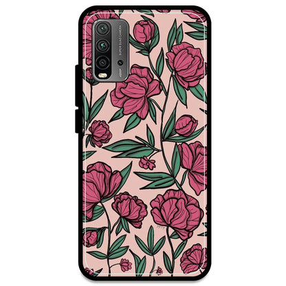 Pink Roses - Armor Case For Redmi Models Redmi Note 9 Power