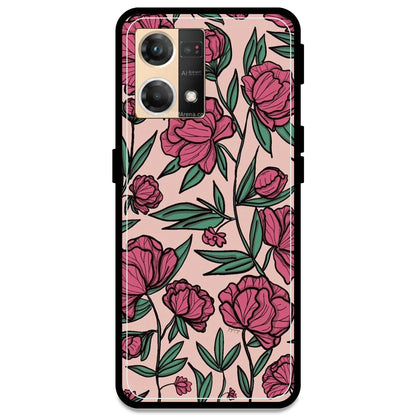 Pink Roses - Armor Case For Oppo Models Oppo F21 Pro 4G