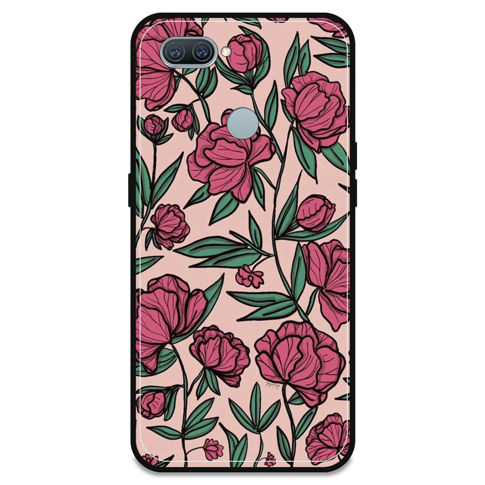 Pink Roses - Armor Case For Oppo Models Oppo A11K