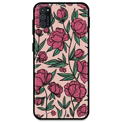 Pink Roses - Armor Case For Samsung Models Samsung M21