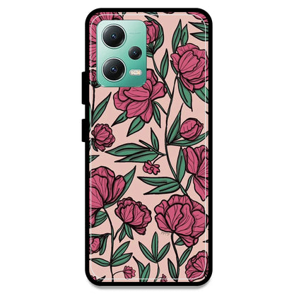 Pink Roses - Armor Case For Redmi Models Redmi Note 12