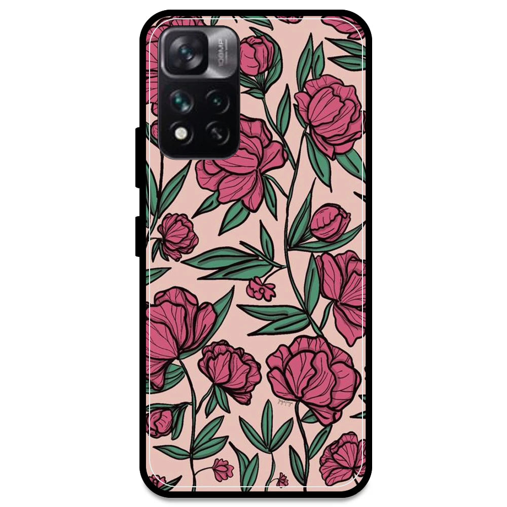 Pink Roses - Armor Case For Redmi Models Redmi Note 11i