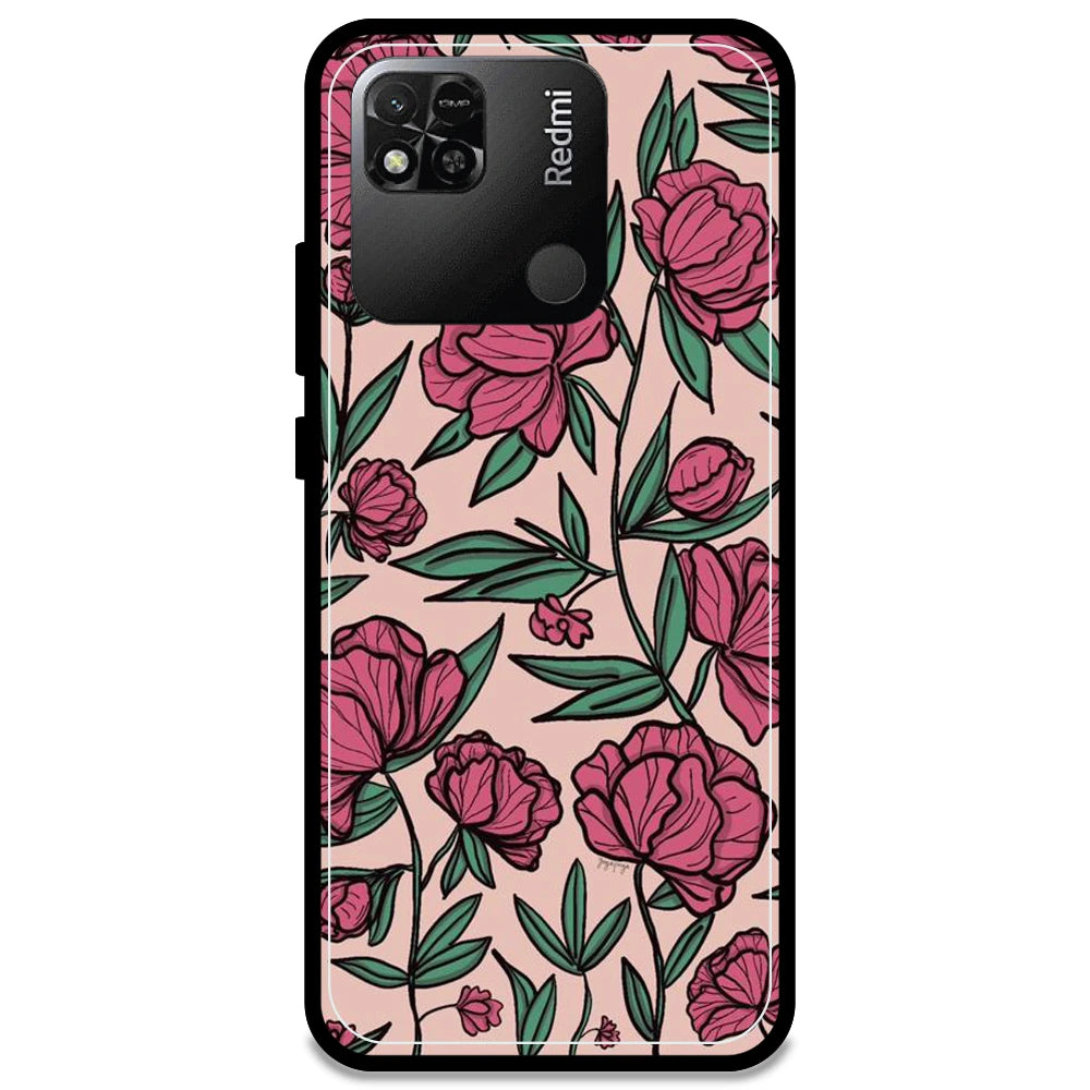 Pink Roses - Armor Case For Redmi Models Redmi Note 10A