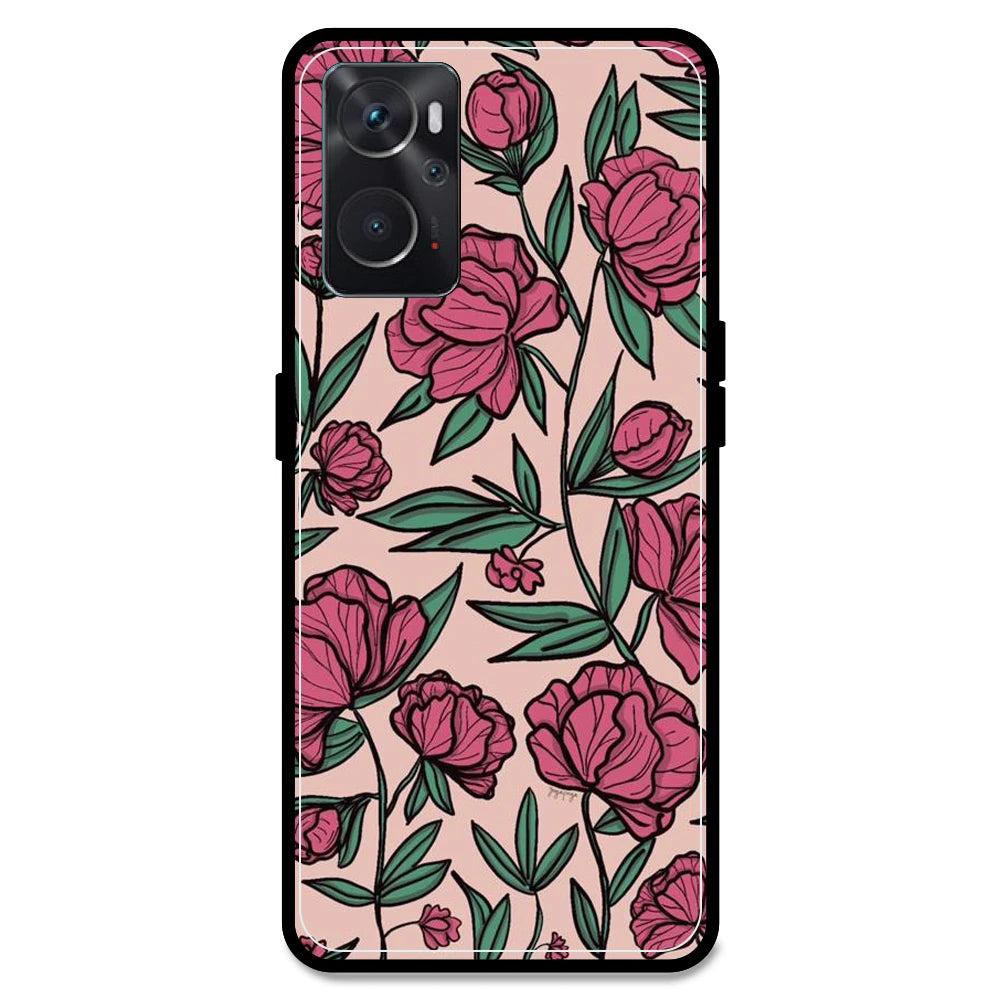 Pink Roses - Armor Case For Oppo Models Oppo K10