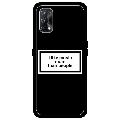 'I Like Music More Than People' - Armor Case For Realme Models Realme X7