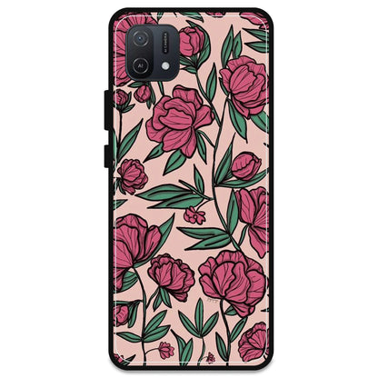 Pink Roses - Armor Case For Oppo Models Oppo A16K