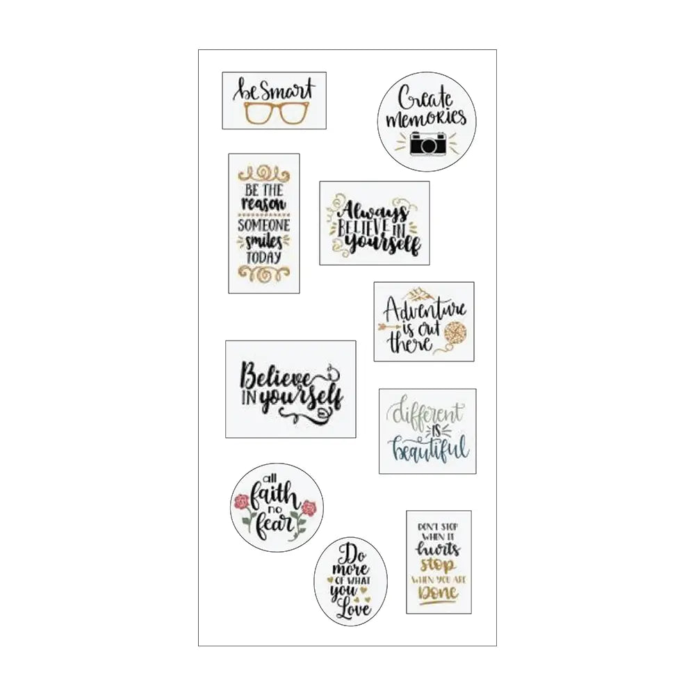 Happy Quotes Themed Stickers