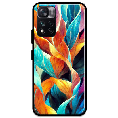 Leaves Abstract Art - Armor Case For Redmi Models Redmi Note 11i