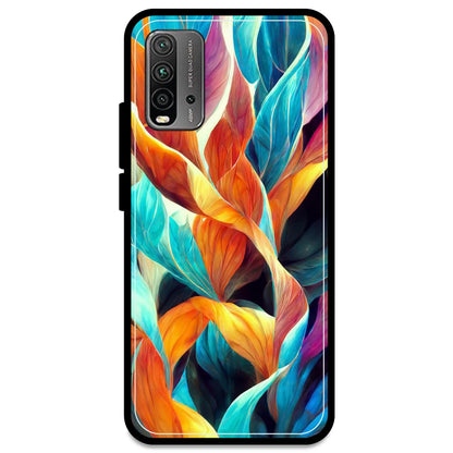 Leaves Abstract Art - Armor Case For Redmi Models Redmi Note 9 Power