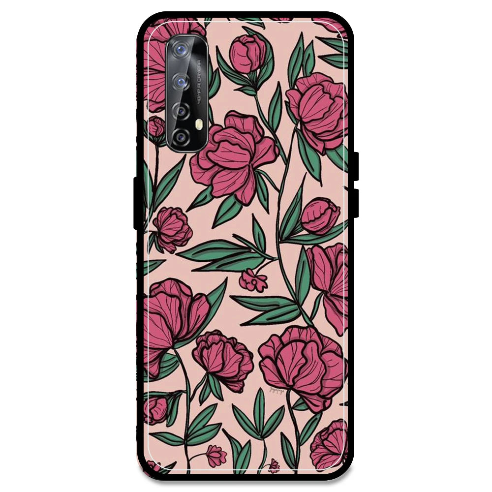 Pink Roses - Armor Case For Realme Models Realme Narzo 20 Pro