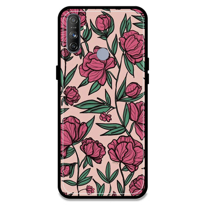 Pink Roses - Armor Case For Realme Models Realme Narzo 10A