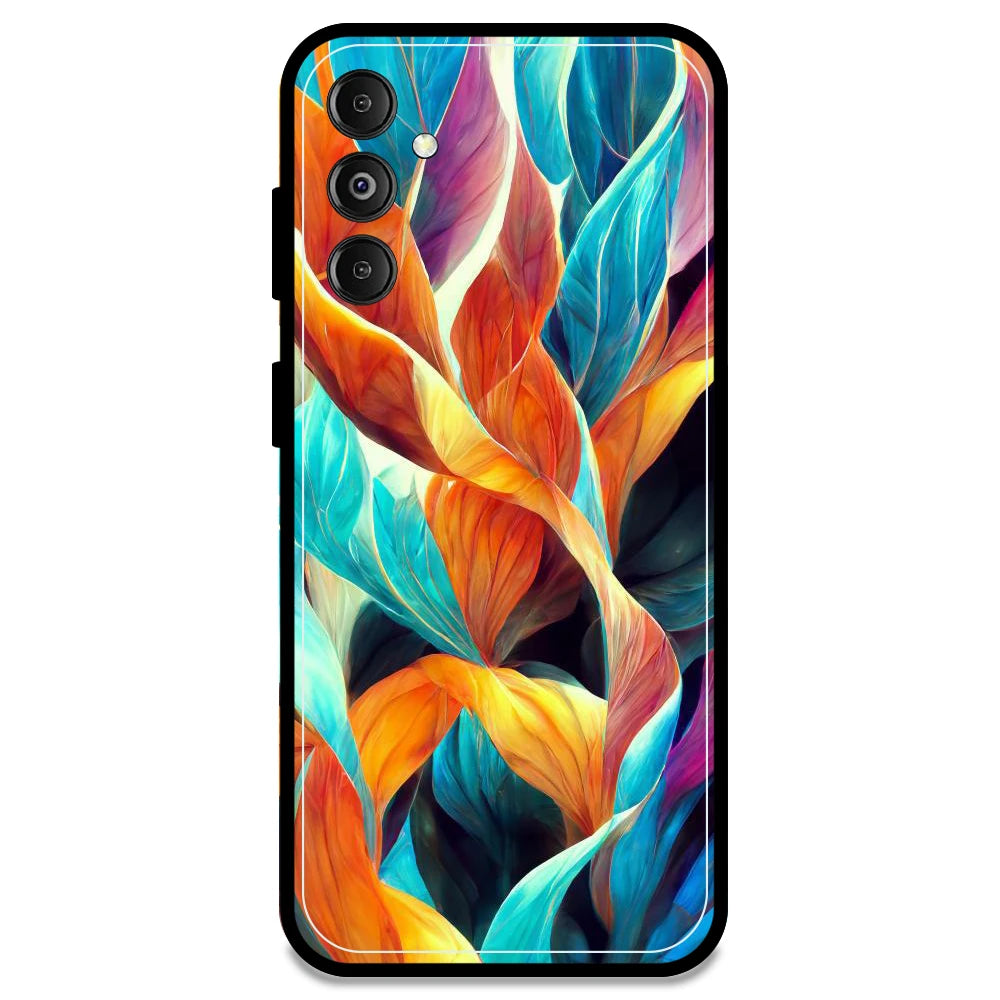 Leaves Abstract Art - Armor Case For Samsung Models Samsung M33 5G