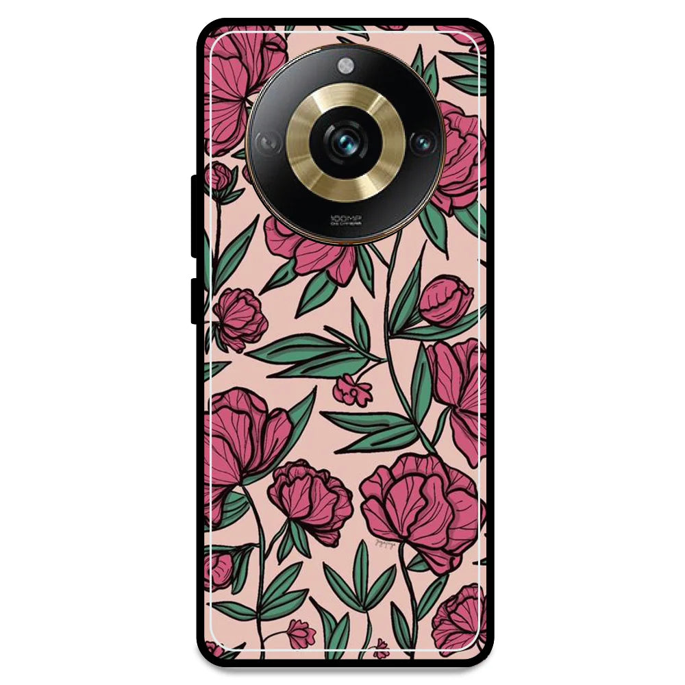 Pink Roses - Armor Case For Realme Models Realme 11 Pro 5G