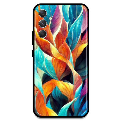 Leaves Abstract Art - Armor Case For Samsung Models Samsung A34 5G