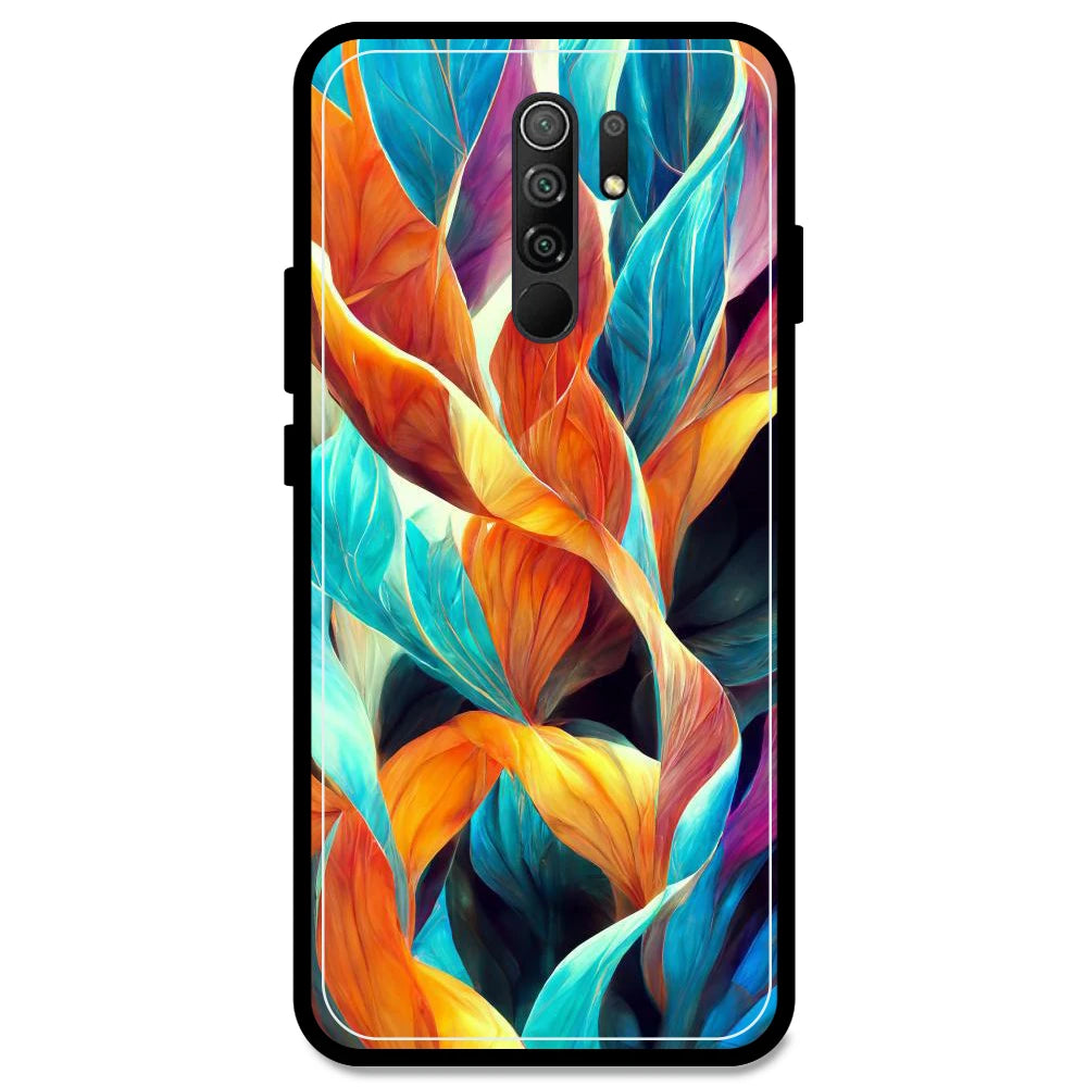 Leaves Abstract Art - Armor Case For Redmi Models Redmi Note 9 Prime