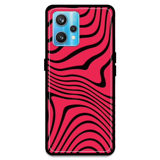 Pink Waves - Armor Case For Realme Models Realme 9 Pro Plus