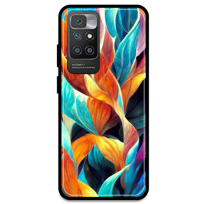 Leaves Abstract Art - Armor Case For Redmi Models Redmi Note 10 Prime