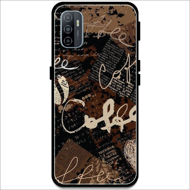 Coffee - Armor Case For Oppo Models Oppo A53 2020