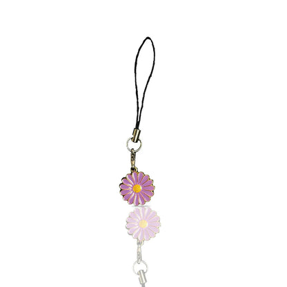 Purple Daisy - Mini Phone Charm