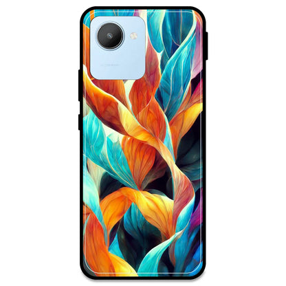 Leaves Abstract Art - Armor Case For Realme Models Realme C30