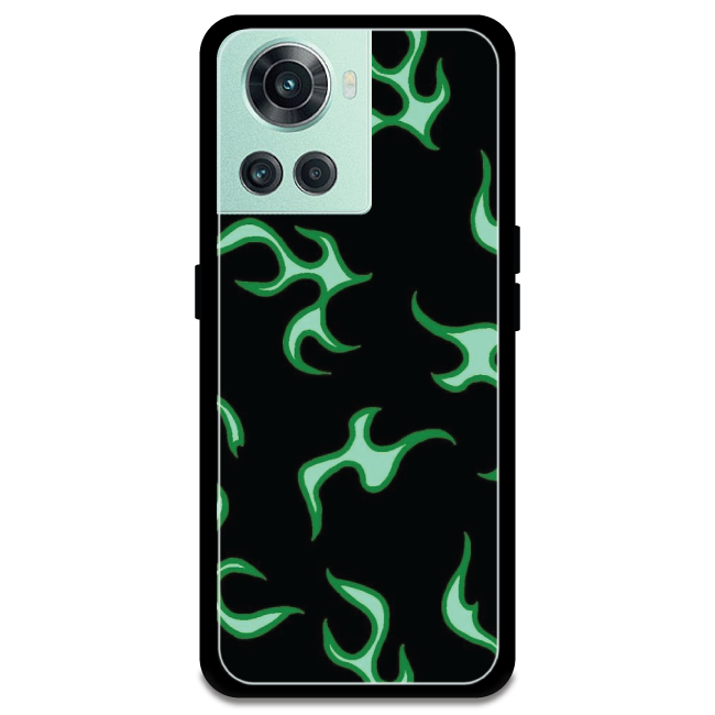 Green Flames - Armor Case For OnePlus Models