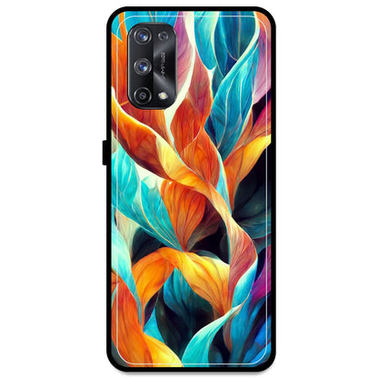 Leaves Abstract Art - Armor Case For Realme Models Realme X7 Pro