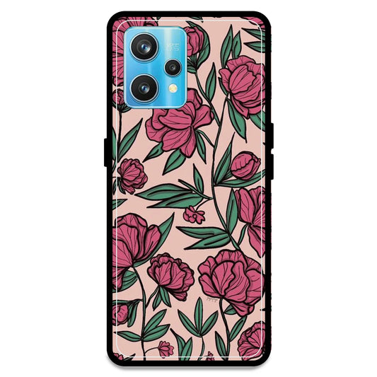 Pink Roses - Armor Case For Realme Models Realme 9 Pro Plus