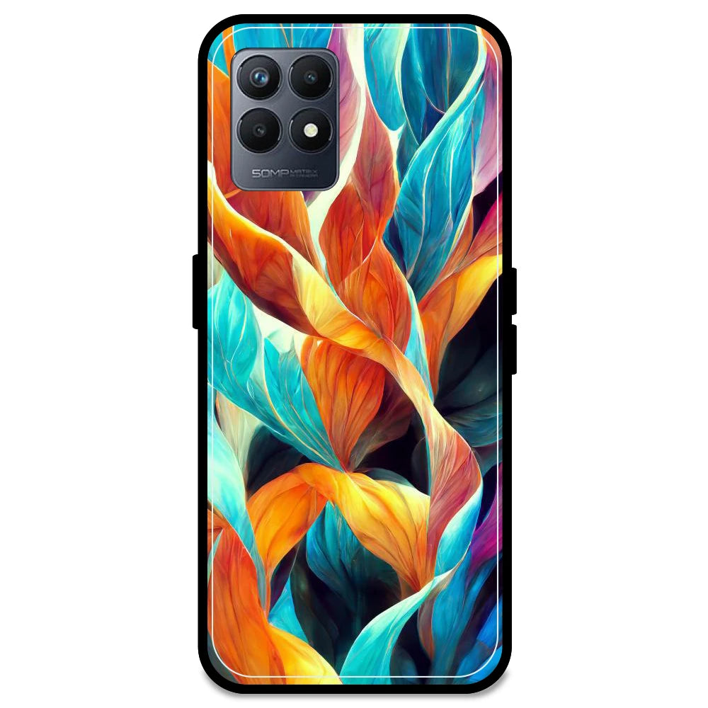 Leaves Abstract Art - Armor Case For Realme Models Realme Narzo 50 5G