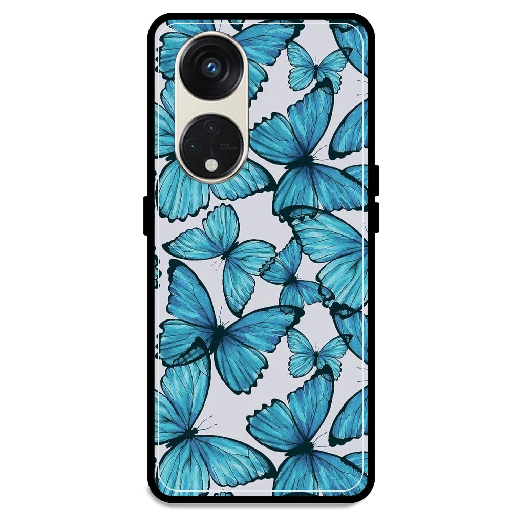 Butterflies - Armor Case For Oppo Models Oppo Reno 8T 5G