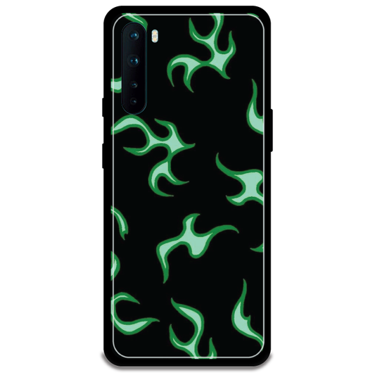 Green Flames - Armor Case For OnePlus Models
