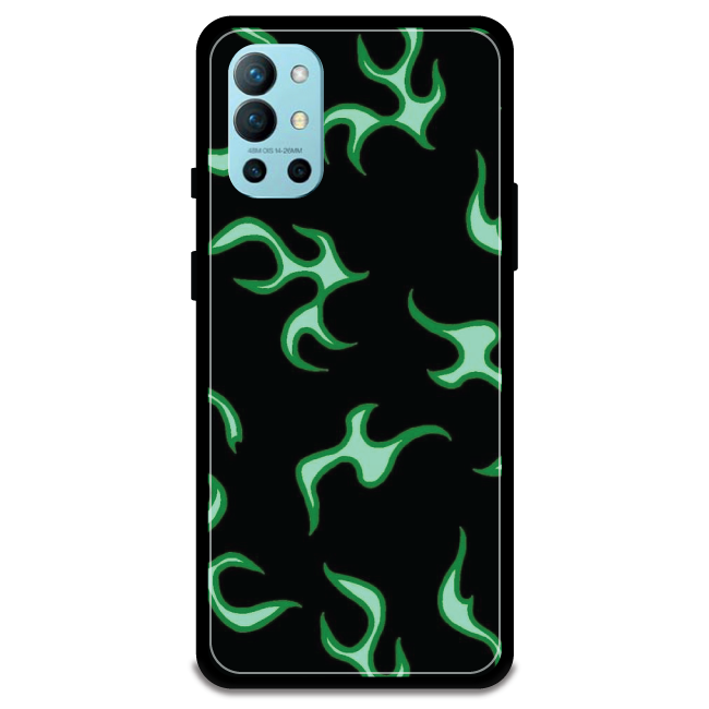 Green Flames - Armor Case For OnePlus Models