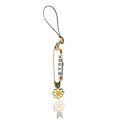 Daisy Pin Charm- Mini Phone Charm